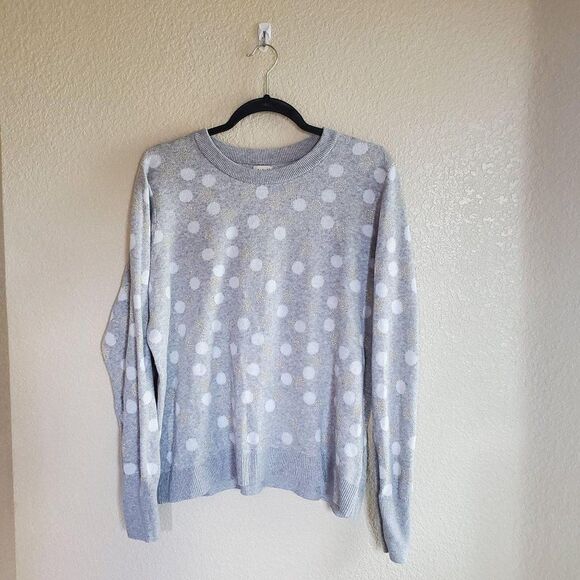 A NEW DAY GOLD POLKA DOT PLUS SIZE SWEATER	 2XL - Picture 6 of 8